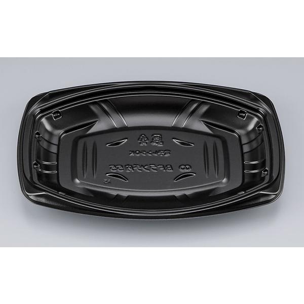 【蓋付き】BFランチ内55(黒)本体(N) 【本体800枚・蓋800枚セット】